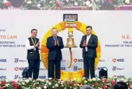 Top Vietnamese leader rings bell at India’s National Stock Exchange